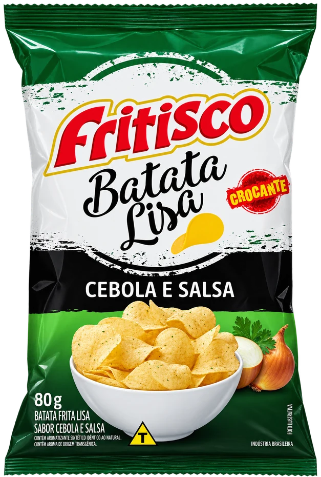 Fritisco Batata Lisa Cebola e Salsa 80g