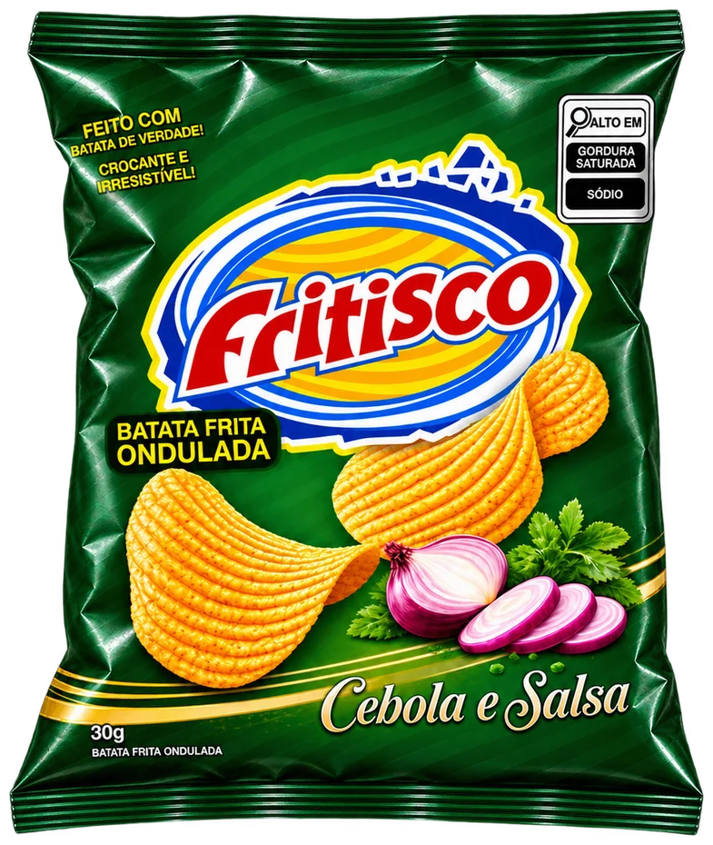 Fritisco Ondulada Cebola e Salsa