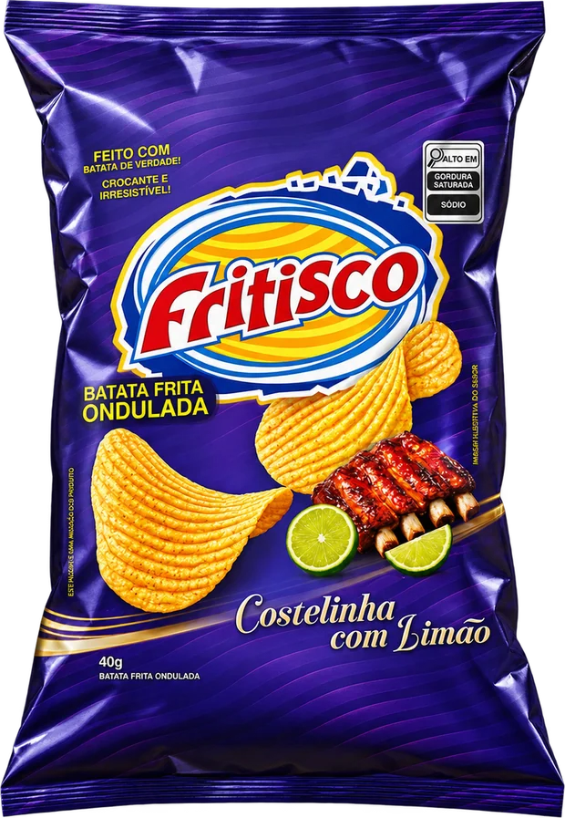 Fritisco Ondulada Costelinha com Limão